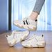 Korean Version Of Dad For Women 2025 New Spring Fashion Interior Height Increasing Casual Thick Sole Color Blocked_vogvips.com