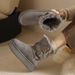 Maillard Two Wear Short Boots Children Autumn Small Man Platform Short Boots Snow Boots Cotton Shoes Women_vogvips.com