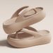 Summer New EVA Thick Sole 4cm Flip-Flops For Women, Outdoor Wear, Height Increasing, Soft Sole, Non-Slip, Toe-Post_vogvips.com