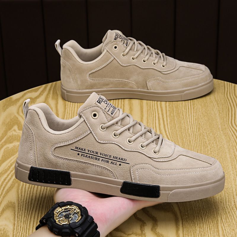 Men's Safety Work Shoes Waterproof Wear-resistant Slip-resistant Flat Sole Casual Sneakers Trendy For Construction Work Site_vogvips.com