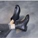 2025 Autumn Winter New Wom's Martin British Style Fashion Versatile Fleece Lined Warm Stylish Slim Short Boots For_vogvips.com
