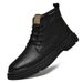 Fleece High-top Martin Boots Men's Casual Polishing Old Retro Tooling Locomotive Boots Snow Men's Shoes_vogvips.com