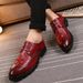 Euro Step Summer Korean Hair Stylist Leather For Men, British Style Height-Increasing Casual Shoes, Brogue Versatile Breathable_vogvips.com