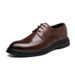 Spring Summer Men's Leather Korean Trendy Wedding Groom Groomsman Formal British Style Brogue Casual Shoes_vogvips.com