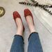 New Flat Gentle Evening Breeze Loafers Fairy 2022 Spring Grandma Little Red Wedding Shoes_vogvips.com
