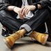 European Warm Series Martin Genuine Leather High Top British Style Ankle Autumn Work Hiking Men's Outdoor Yellow Boots_vogvips.com