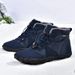 Cross-border New Five-finger Cotton Shoes Outdoor Sports Shoes Men's Velvet Warm Cotton Shoes Wear-resistant Non-slip Snow Boots Hiking Shoes_vogvips.com
