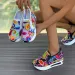 Spring Autumn Slip On Casual Shoes For Embroidery Thick Platform Sneakers Women Breathable Mesh Loafers_vogvips.com