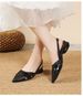 2026 Summer New Sandals, Foreign Trade, Unique Low Heel, Pointed Open Back, Closed Toe, European And American Style_vogvips.com