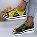 Large Size 2025 Summer New Casual Fly Woven Hollow Fish Mouth Beach Women's Sports Style Sandals_vogvips.com