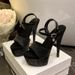 Sexy Summer New Arrival: Sequined Platform Stiletto Sandals_vogvips.com