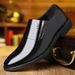 2025 Spring Casual Men's Leather Korean Edition British Business Round Head Soft Soled Shoes_vogvips.com