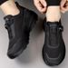 Athletic Shoes Men's Shoes Four Seasons Comfortable Thick Bottom Rotating Button Sports Shoes Men's City Outdoor Leisure Shoes Hiking Shoes_vogvips.com