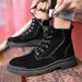 High Top Martin Boots Men's Shoes Medium Boots Tooling Men's Short Boots Snow Men's Shoes_vogvips.com