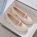Round-Toe Mary Jane 2024 Summer New Slip-On Chunky Heel High Heels Women's Solid Color Versatile Fashion Shoes_vogvips.com