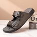 Summer Breathable Genuine Leather Men's Sandals 2025 Top Layer Cowhide Soft Sole Casual Beach Shoes Anti-Slip_vogvips.com