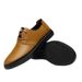 Men's Round Head Shoes Sleeve Low Heel Leather Shoes Men's Casual Leather Shoes Men's Shoes_vogvips.com