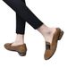 Genuine Soft Leather Fashion Chunky Heel Slip-On Square Toe Loafers Lazy Versatile British Style 2024 Spring Autumn New_vogvips.com