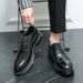 Large Business Dress Thick Sole Heightened Leather 38-46 Lace Up British Style Groom Wedding Shoes Men's_vogvips.com