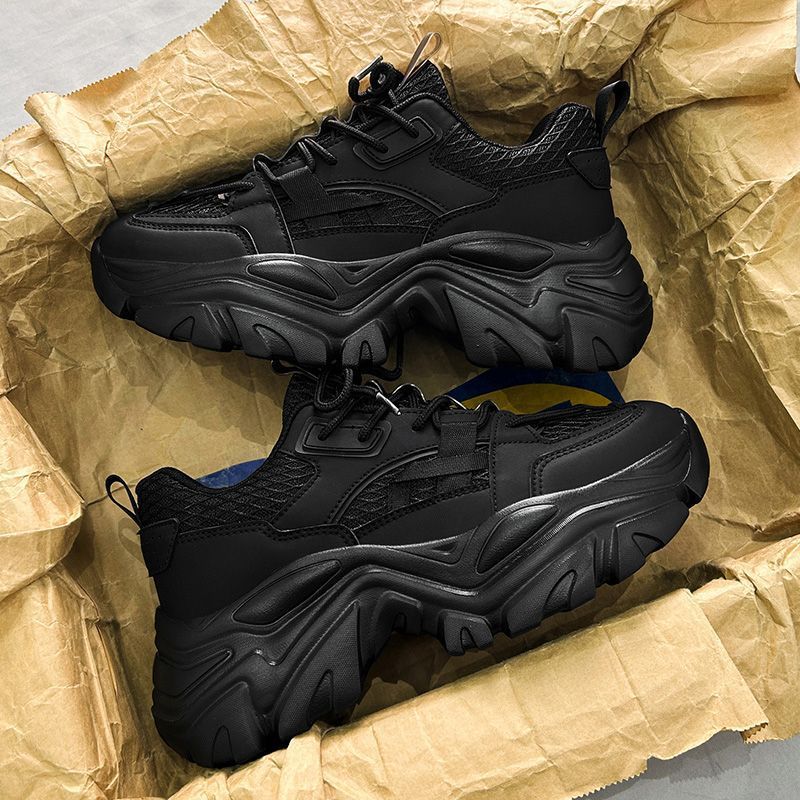 Men's Breathable Mesh Casual Sneakers - Lightweight Slip-On Shoes With Cushioned Insole & Low Heel For Everyday Comfort_vogvips.com