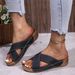 Big Crust Bread And Thick Soles Are Light And Comfortable To Wear Sandals_vogvips.com