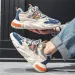 Men's Sports New Mesh Autumn Casual Style Athleisure Versatile Heightened Running Trend Clunky Shoes Beige Free Shipping_vogvips.com