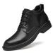 Fleece Men's Boots Medium Top Martin Boots Men's Outdoor Tooling Men's Shoes Large Size Shoes_vogvips.com