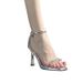 2025 New Style One-Strap Sandal For Women Summer Dre Simple Elegant Rhinetone Square Toe Stiletto Stunning High_vogvips.com