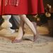Widened Bridal Wedding Banquet Shoes, Xiuhe High Heels, Sequined Red Glitter Shallow Pointed Stiletto Shoes_vogvips.com