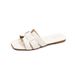 Slippers Women Summer Wear New Internet Celebrity Versatile Beach One-word Drag Travel Holiday Flat Bottom_vogvips.com