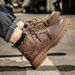 New Leather Spring Men's Shoes High-top Men's Heightening Tooling Martin Boots_vogvips.com