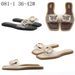 Women's Shoes Flat Fashion Sandals, Feminine Summer Wear, Chunky Heel, Waterproof Platform, Elegant Transparent Slippers For Women._vogvips.com