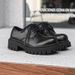 ShoeVault Large Couple British Style High-end Derby Business Formal Thick-soled Height-increasing Commuter Black Leather Shoes_vogvips.com