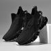 Men’s Shoes New Flying Woven Breathable Sports Shoes Shock Absorbing Running Shoes Socks Mouth Lazy Shoes Outdoor Casual Shoes Men's Shoes_vogvips.com