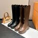 Hidden Heel V-Cut For Women 2023 New Autumn Winter Over-the-Knee Slimming Long Riding Stretch Slim Boots_vogvips.com