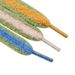 Kulokin Flat Single Layer Plush Two Color Shoelaces 1.55cm Wide Suitable For Casual Shoes, Sneakers, White Shoes With Rope_vogvips.com