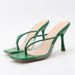 MS Women's Transparent Strap High Heel Sandals - Elegant Square Toe Open-Toe Slingback Dress Shoes For Women_vogvips.com