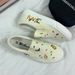 Summer Women Cartoon Canvas Graffiti Slip-on Sneakers Lady Low-top Vulcanized Adult Soft-soled Casual Shoes_vogvips.com