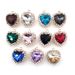 New Decorative Love Color Jewel Crystal Diamond Shoes Flower Shoe Buckle DIY I-button Shoe Accessories Accessories_vogvips.com