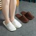 5 Pairs Disposable Slippers Hotel Travel Slipper Sanitary Party Home Guest Use Men Women Unisex Closed Toe Shoes Salon Homestay_vogvips.com