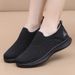 Women's Casual Slip-On Walking Shoes Spring Fashion Sports Soft Soled Loafers_vogvips.com