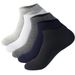 Plus-size boat socks men's summer thin solid color socks wicking cotton socks and ankle socks_vogvips.com