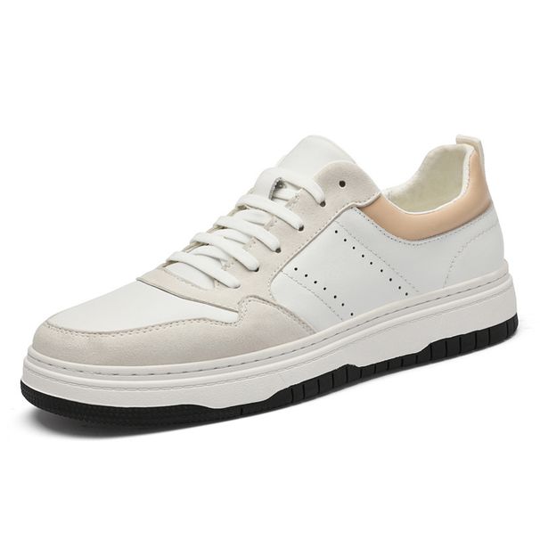 Men's Shoes Casual Shoes Men's British Style Soft Sole Breathable White Shoes Sports Shoes Board Shoes_vogvips.com