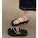 French-style One-strap Toe-post For Women, 2026 Summer New Model, Thick-soled, Fashionable, Versatile Slip-on Sandals_vogvips.com