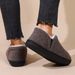 Bebealy Winter For Outdoor Antiskid Fashion Casual Warm Fluffy Slippers Indoor Plush Flat Men Shoes_vogvips.com