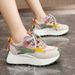 BN016 1 Women's 2024 Autumn Height Enhancing Casual Breathable Thick Soled Color Matching All Match Sneakers Candy Color Trendy Brand_vogvips.com