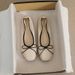 Weiwei Girl 298-1 Square Toe Single For Women Flat Bowknot Shallow Mouth Loafers Little Style Soft Sole Ballet_vogvips.com