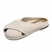 Summer New Fish Mouth Internet Celebrity Closed-Toe Half Slippers Women, Comfortable Lazy Slippers, Soft Sole Sandals_vogvips.com