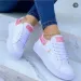 2026 Autumn Shoes Waterproof White Sneakers For Women Korean Version Lace Up Casual Flat Sport Shoes Ladies Vulcanized Shoes_vogvips.com