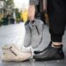 Retro Style Martin Boots For Men, Genuine Leather Large Size Men's Shoes, High-Top, Wear-Resistant, Outdoor Casual_vogvips.com